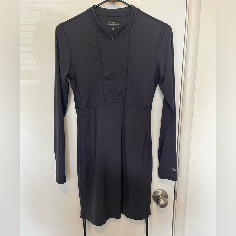 Athleta zip front dress